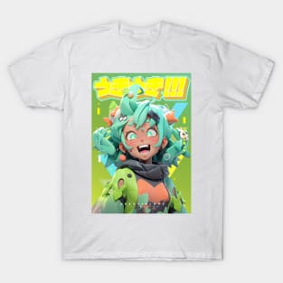 Minty Apple Fairy - Cr8zy in love Collection | Anime Manga 3D Design | PROUD OTAKU T-Shirt